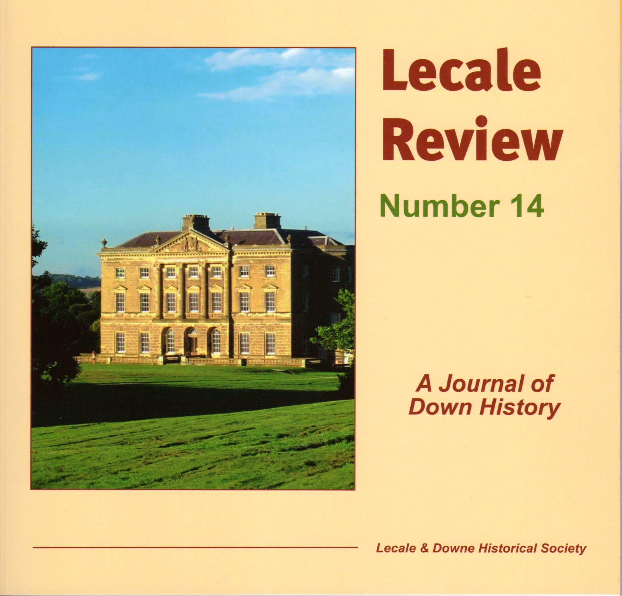 Front Cover: Strangford, with the Castle, Strangford House and Old Court demesne in the background