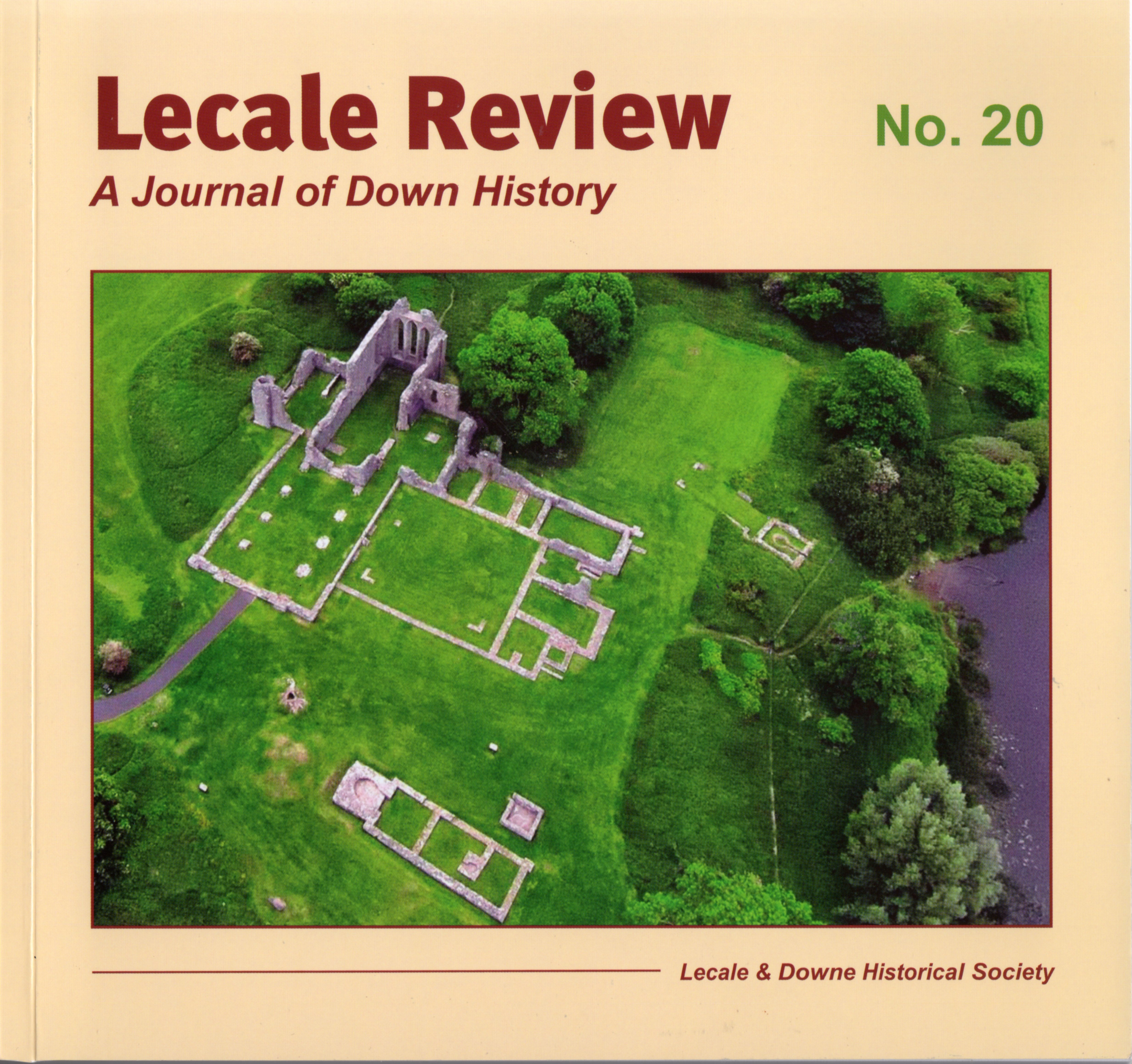 Inch Abbey from the air